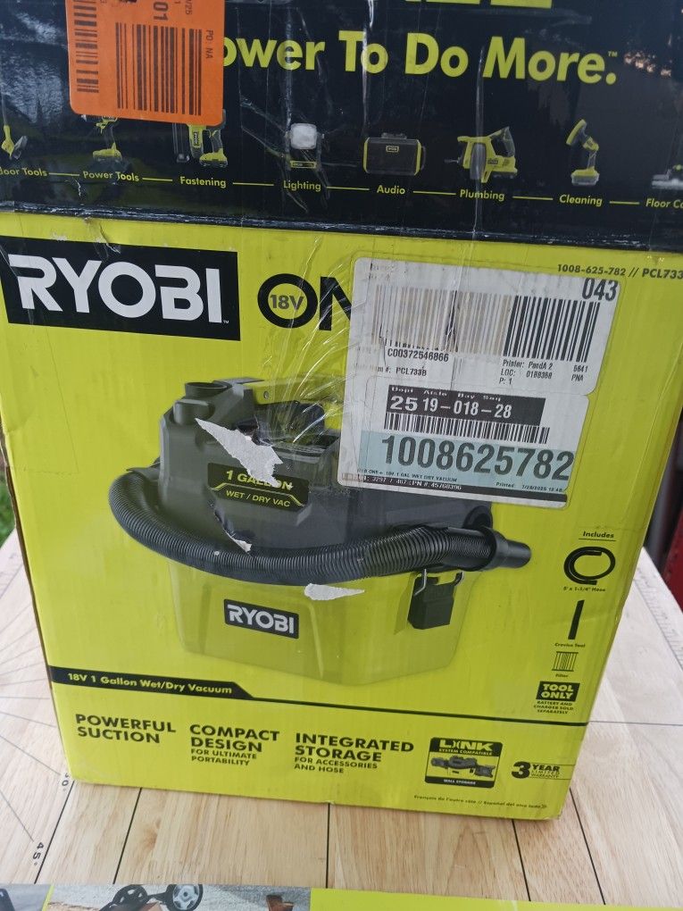 18v Ryobi Vacuum