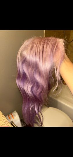 Purple Ombre Lace Front Wig