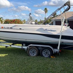 2003 Hurricane Fun Deck boat Center Console 21.1  with a Yamaha 175Hp ready to enjoy! Turn key!