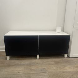 IKEA Besta Tv Unit With Doors And Legs 