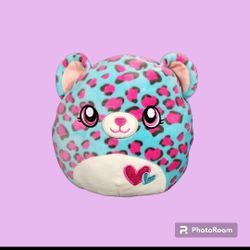 Squishmallow Leopard/Cheetah Plush Chelsea Hart love  Stuffed Animal 8"