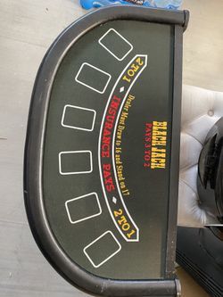 Black Jack Card Board
