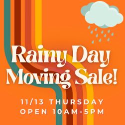 11/13 Moving Sale! 