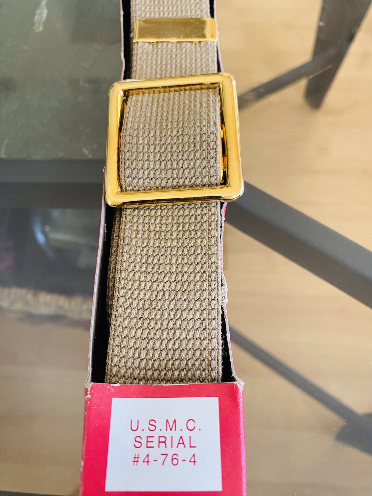 Hamilton Gold Plated”Officer’s “ Buckle With Belt