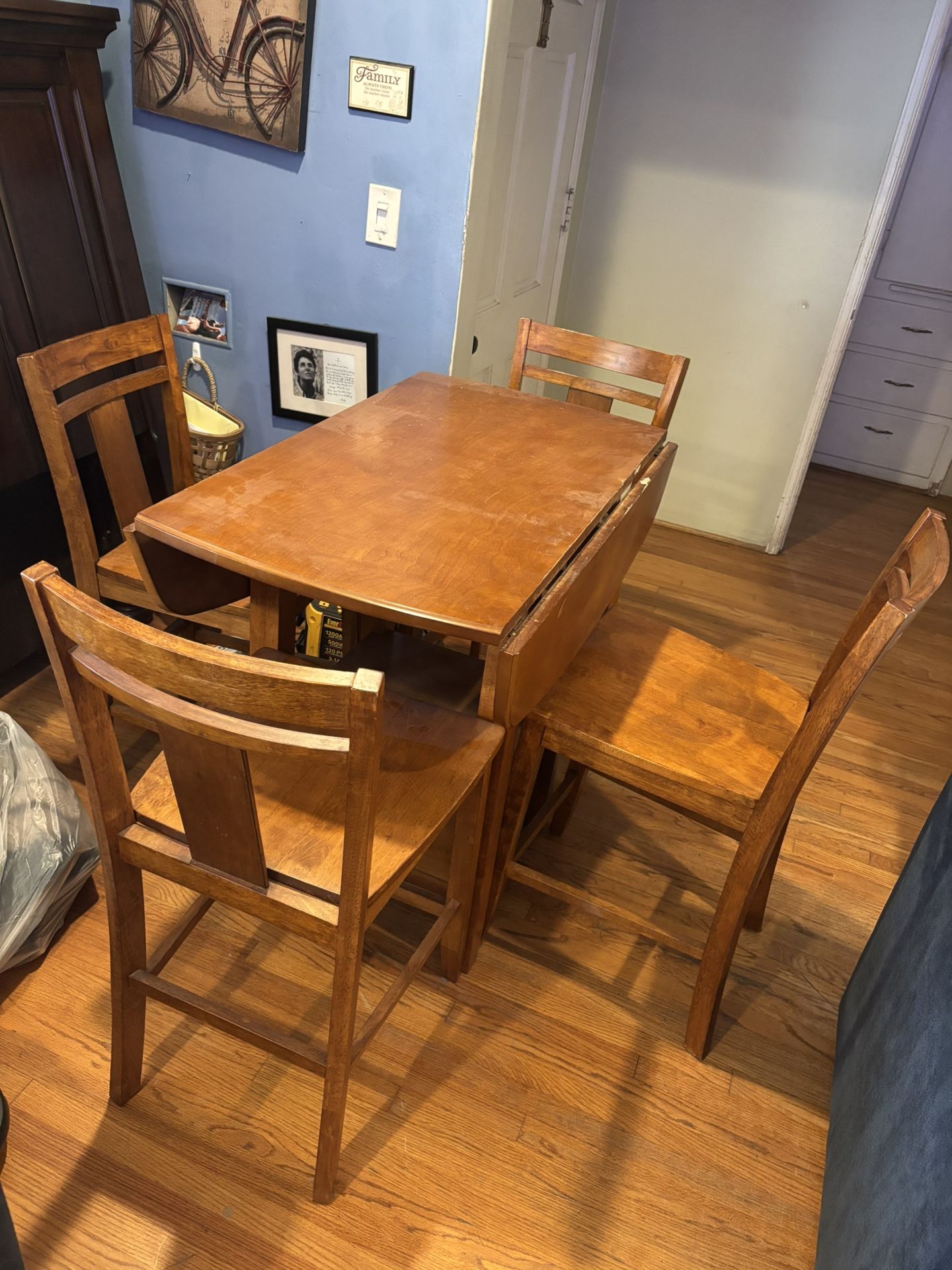 Dining Table Set 4 Chairs