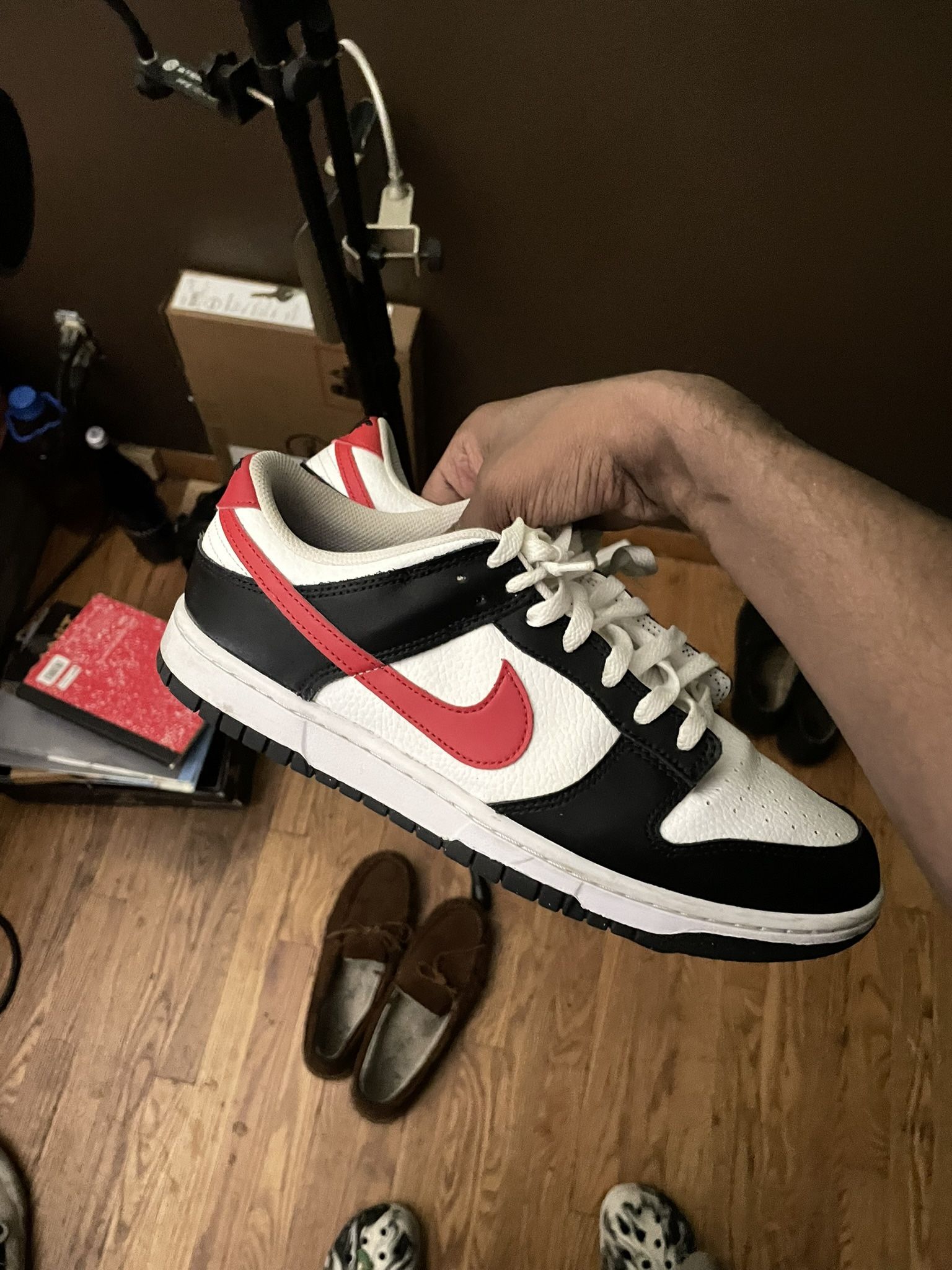 Nike Dunk Low “Red Swoosh Panda”