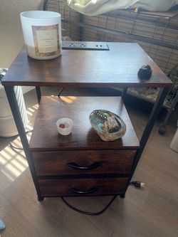 Wooden night stand