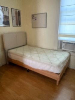 Twin bed and mattress $40