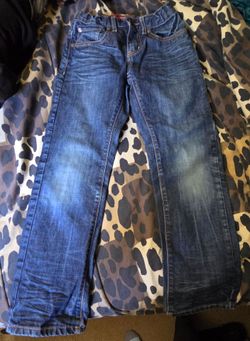 Boys jeans size 8 with the Adjusters
