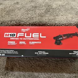 Milwaukee M18 FUEL18V Lithium-Ion Brushless Cordless 15MM DA Polisher