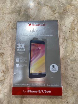 iPhone 8/7/6s/6 glass protector Brand new