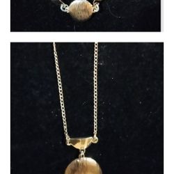 Avon Goldtone 21" Chain Necklace and Matching 9" Bracelet