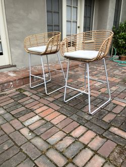 Counter Stools , Rattan