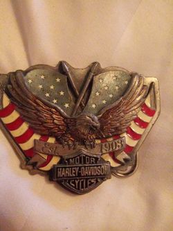 Harley belt buckle