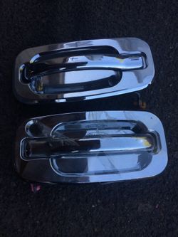Putco billet aluminum door handles for GMC and Chevrolet trucks 2001 to 2007 early