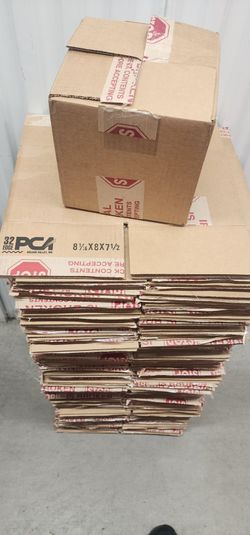 Shipping Boxes Used 8x8x7.5 (Lot of 100)