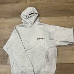 Essentials Hoodie Light Oat ( size large)