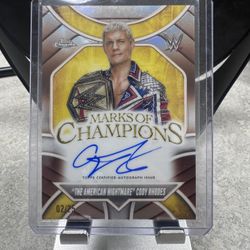 Cody Rhodes Mark Of Champions 2/25