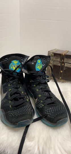 KOBE 10 X ELITE COMMANDER 718763-004 BLACK BLUE LAGOON MEN’S SIZE 8.5 $225