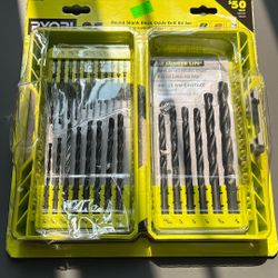 25pc Round Shank Black Oxide Drill Bit Set