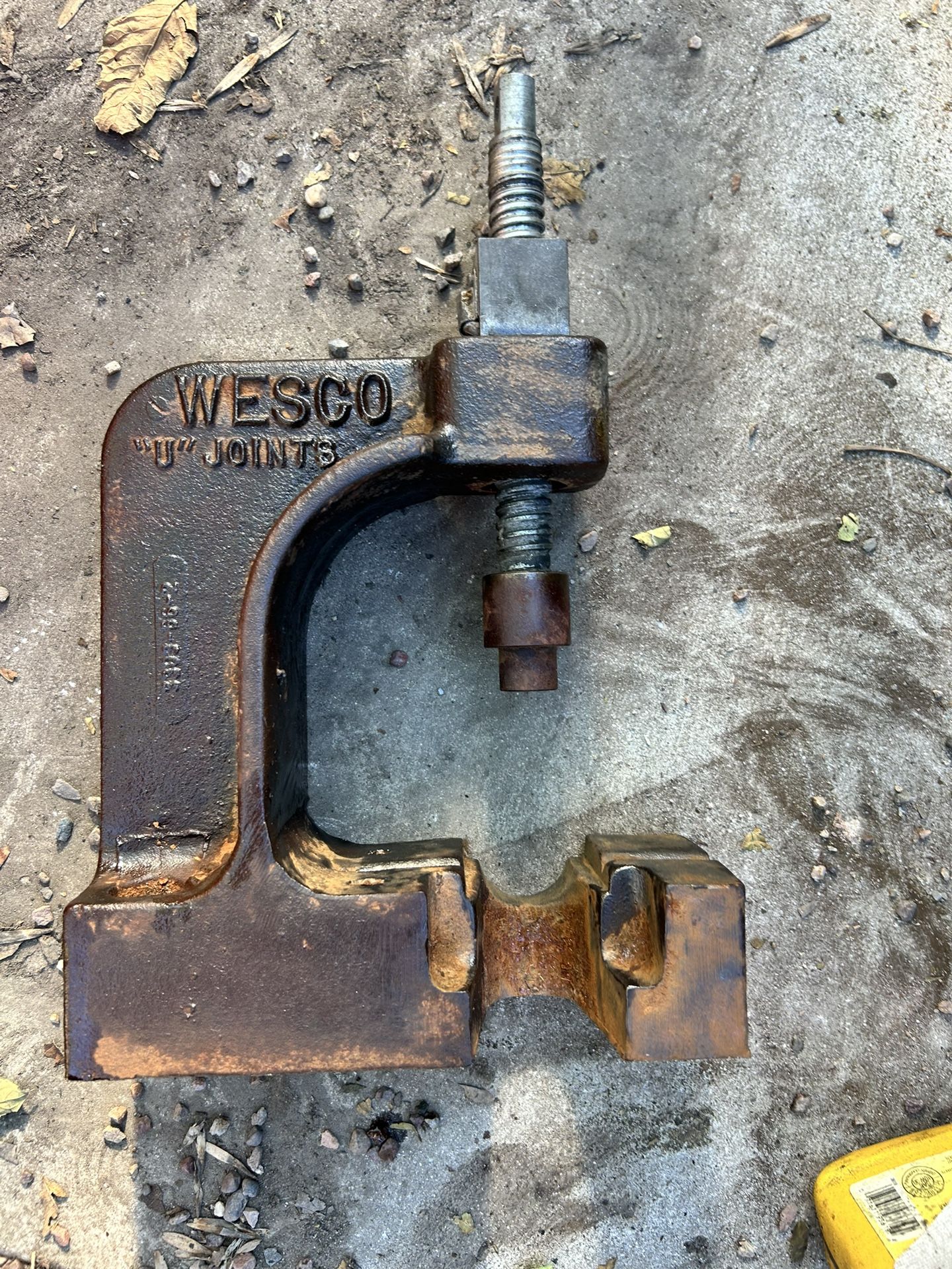 Old School Wesco U Joint Press