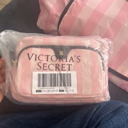 pink Victoria’s Secret Makeup Bag