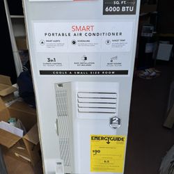 6000 BTU Smart portable air Conditioner 