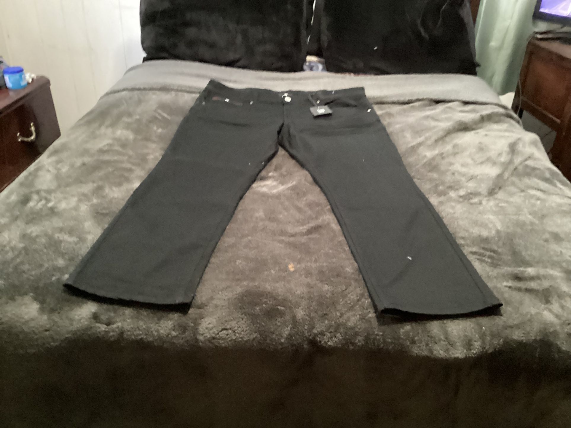 Benjamin Black Mens Jeans Slim Size 42x32
