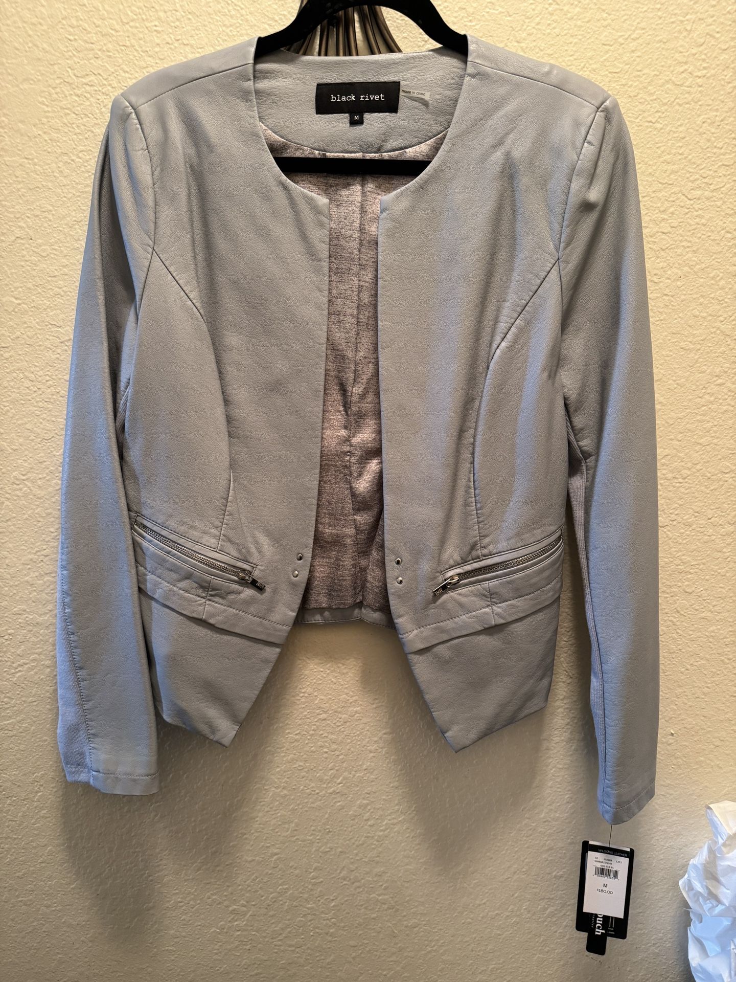 Leather Jacket Brand New With Tags 