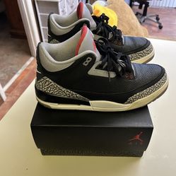 2018 Nike Air Jordan 3 Black Cement Size 12