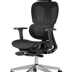 Ergonomic Mesh Office Chair with 3D Armrests – High Back Computer Chair with Lumbar Support, Adjustable Headrest & Tilt, Swivel Task Chair with Wheels