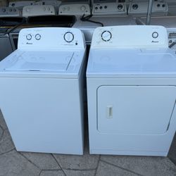 Amana washer and electric dryer HE 3.5&7.0 CUFT