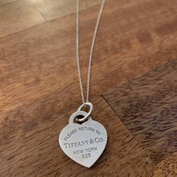 Tiffany & Co. Return to Tiffany Heart Tag Pendant/Necklace 