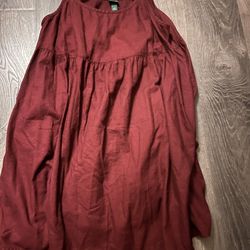 Wild Fable Dress Xsmall Burgundy Sundress 