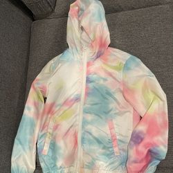 Excellent Condition Girls Justice Rain Jacket Size 8