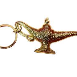 Disney theatrical group Aladdin's Lamp metalic Key-ring Key Chain