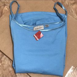 AVENUE NWT SCOOPED NECK CAMISOLE w/ SATIN EDGED