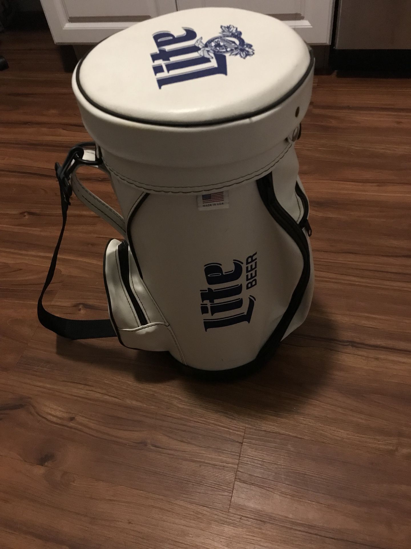 Miller Lite mini golf bag/cooler