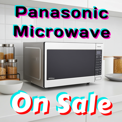 Panasonic Inverter Microwave – 1250W Genius Sensor – Stainless Steel – Works Great