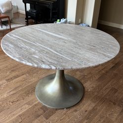 Marble Dining Table - And 4 Chairs 