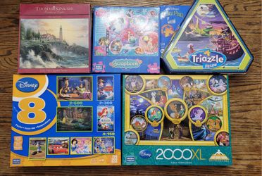 Various Puzzles, Disney, Kincaid, Landscape