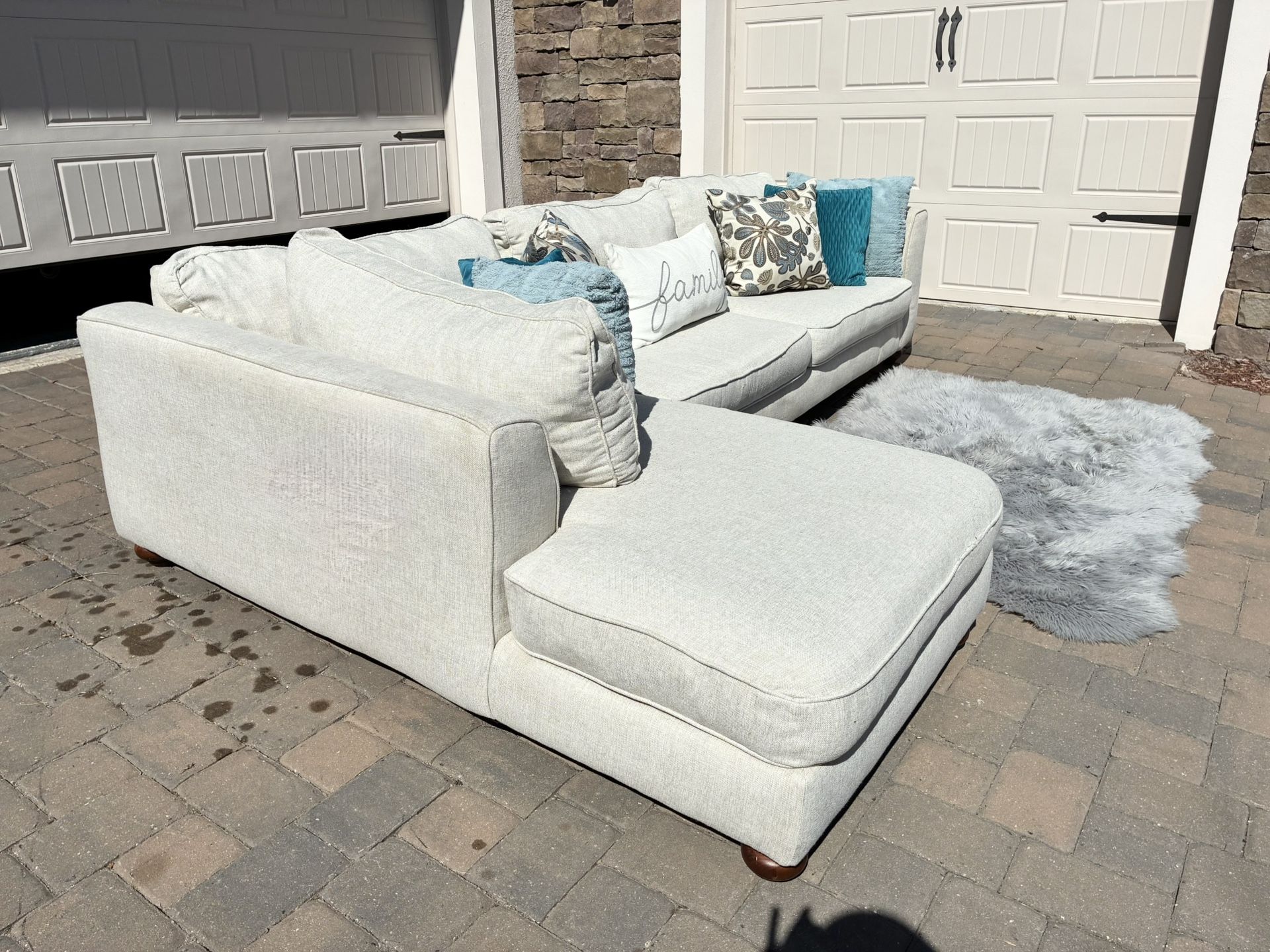 Comfy Pottery Barn Sectional