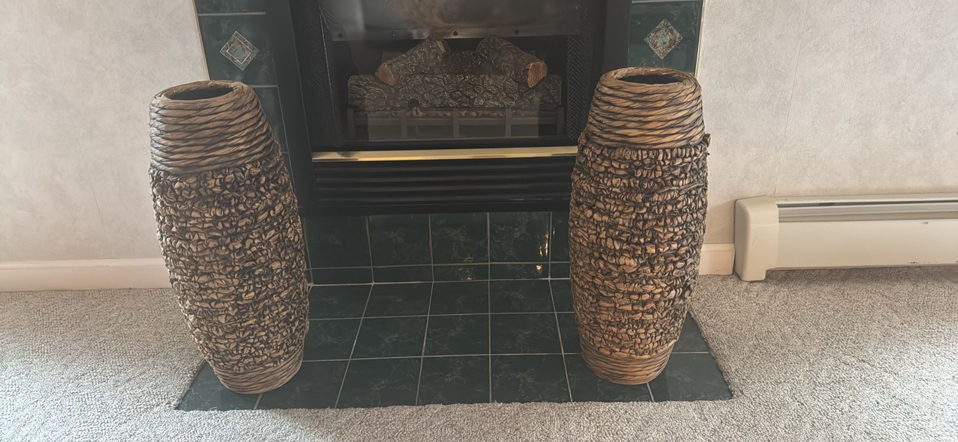 Decorative Wicker Vase Vintage