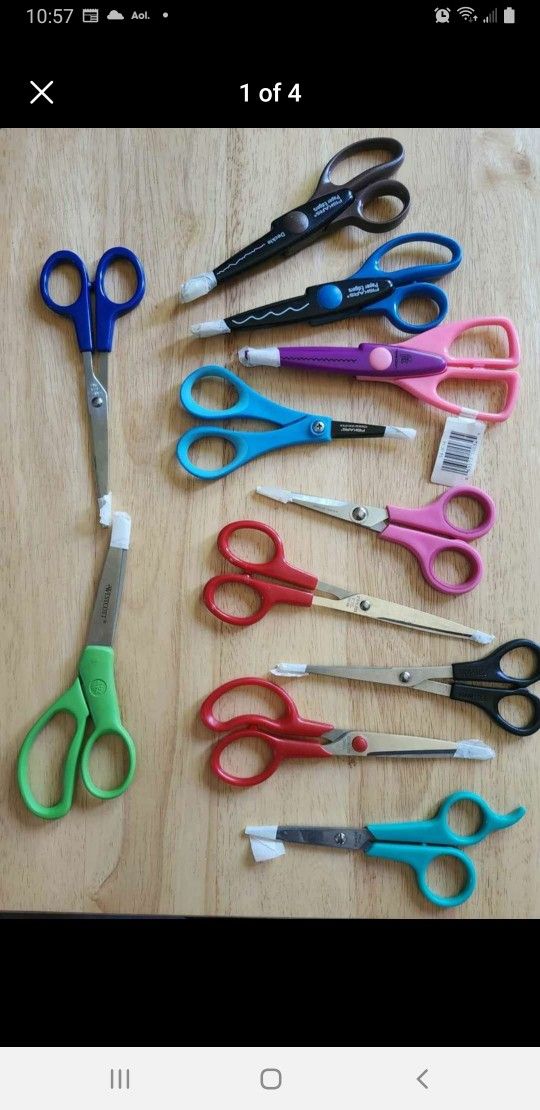 Art Decorative Scissors and other crafts Paper sizor Pack Assorted Designs (11) - Scrapbooking and