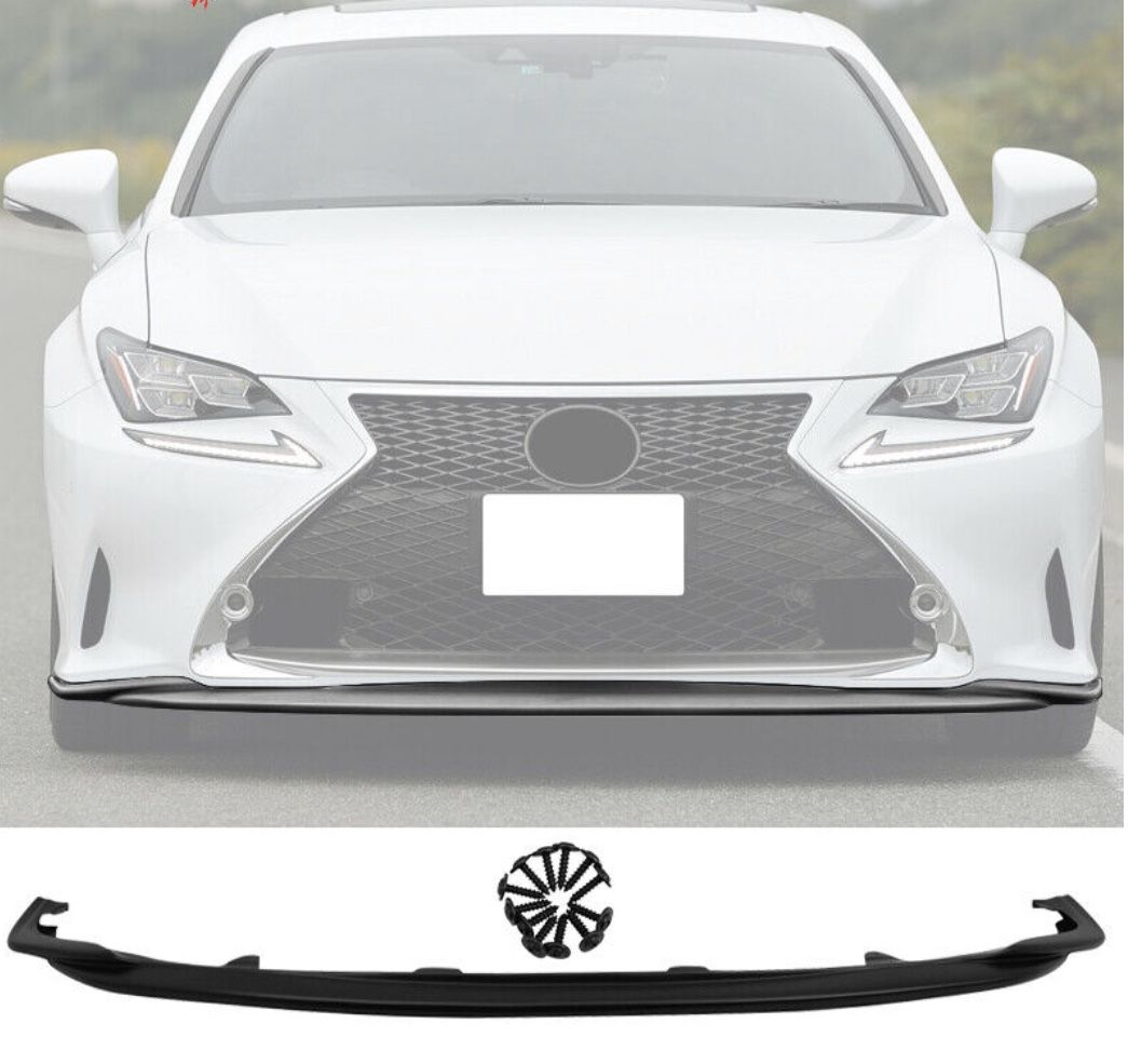 15-17 Lexus RC300 RC350 F Sport Silkblaze Style Front Bumper Lip Spoiler PP
