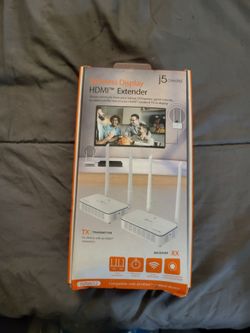 Title: j5create Wireless HDMI Extender (JVAW52) – HDMI Transmitter & Receiver