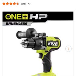 RYOBI ONE+ HP 18V Brushless Cordless 1/2 in. Hammer Drill (Tool Only)