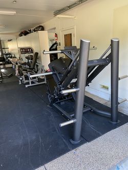 45 Degree Linear Leg Press Machine - Adjustable Angle Back Pad