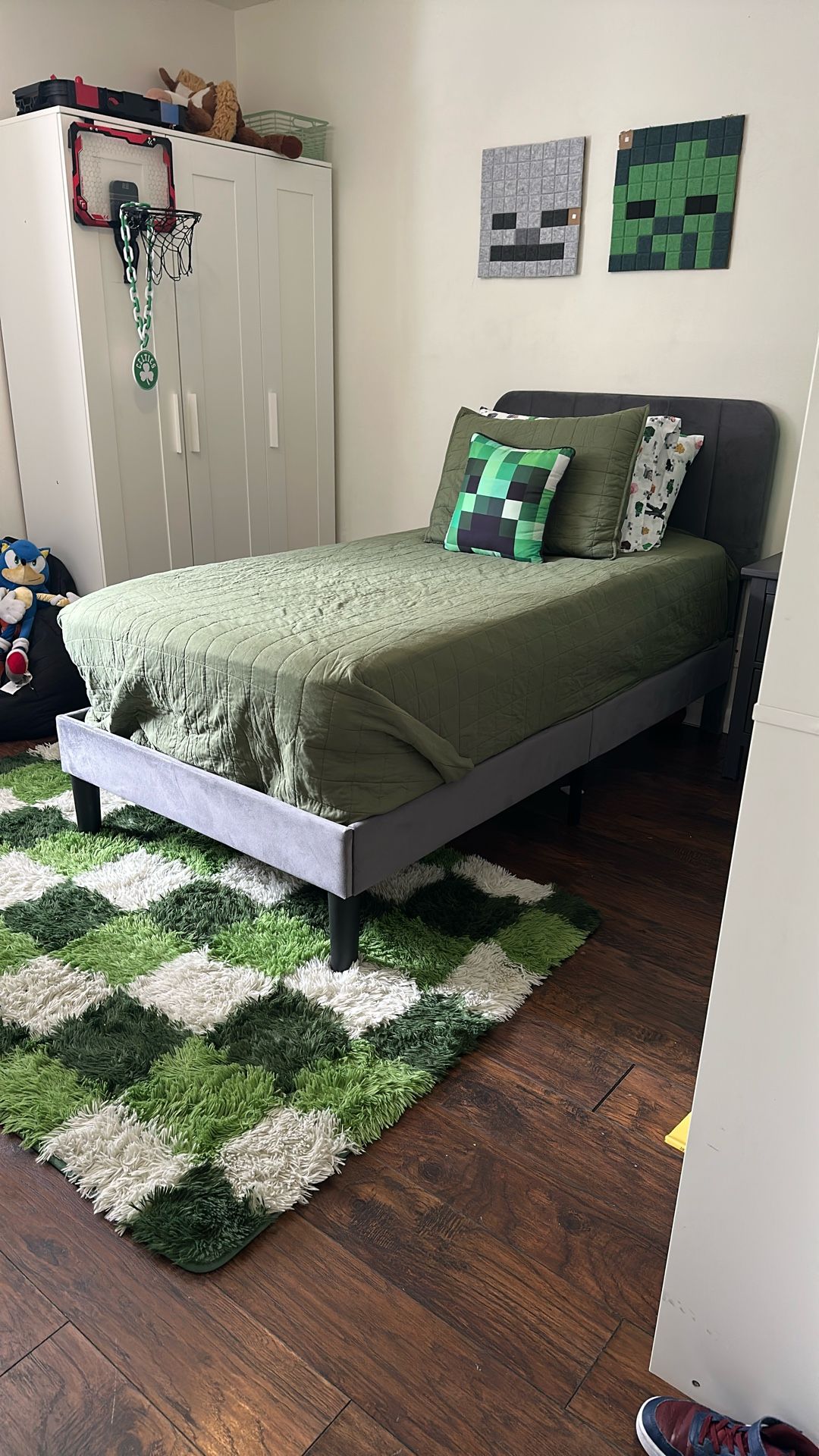 Twin Bed Frame With Matress Included