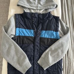 Boys size Small Zip-front Sweatshirt Jacket 